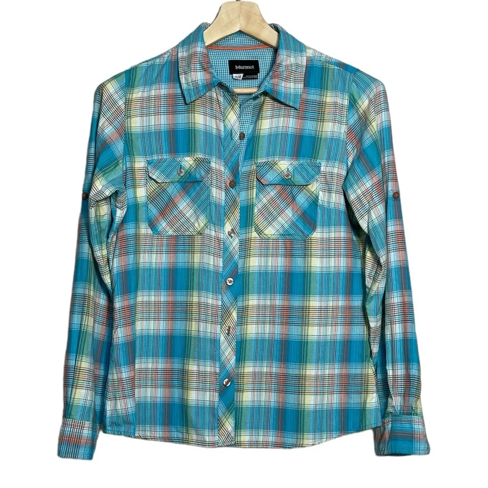 Marmot Evelyn Button Down Shirt Size M - Picture 2 of 4